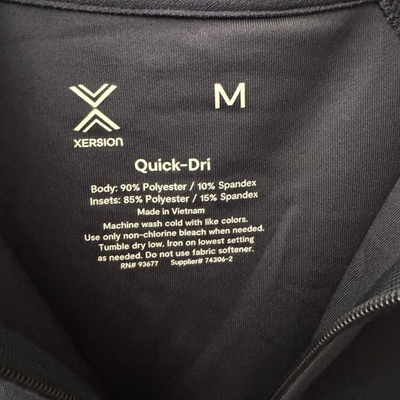 Xersion Navy Blue Cycling Top - Picture 3 of 4